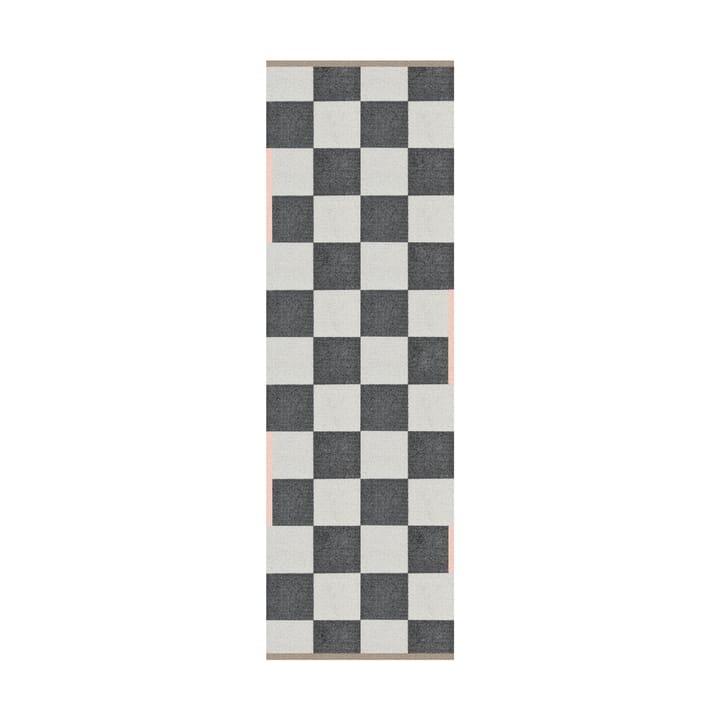 Alfombra de pasillo Square all-round - Dark grey, 77x240 cm - Mette Ditmer