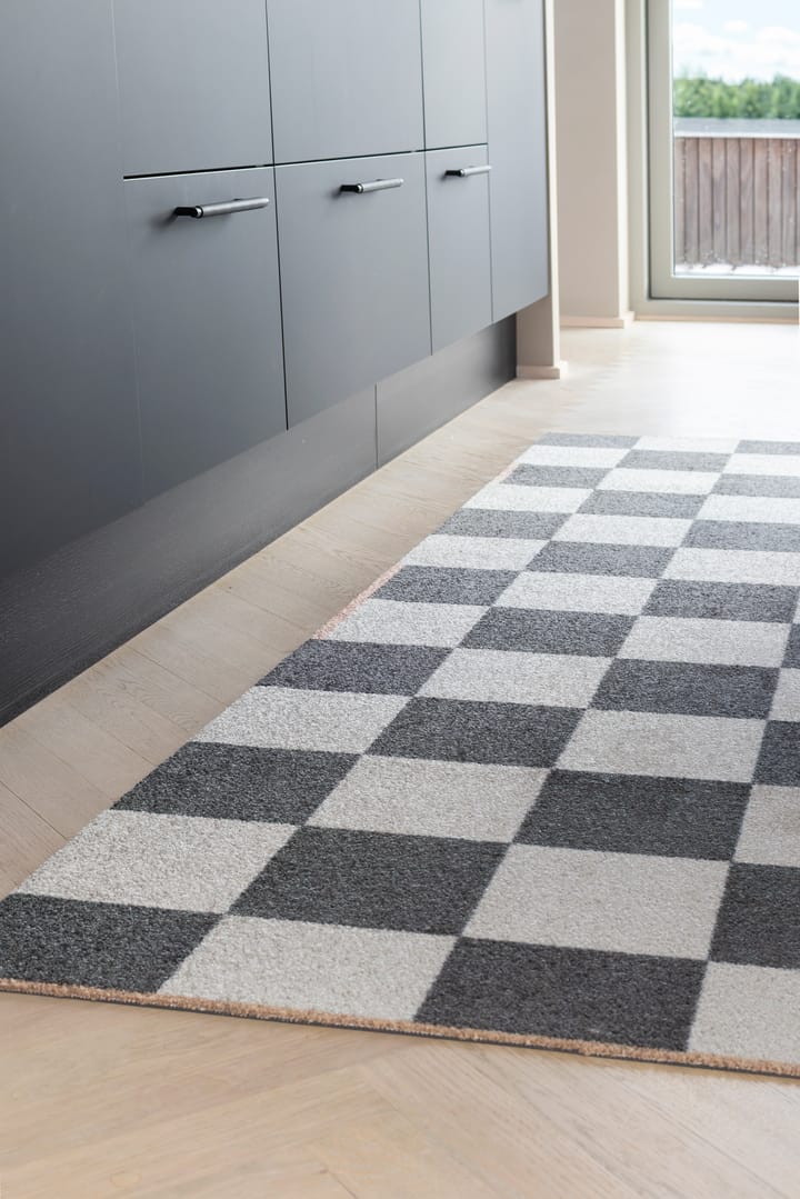 Alfombra de pasillo Square all-round - Dark grey, 77x240 cm - Mette Ditmer