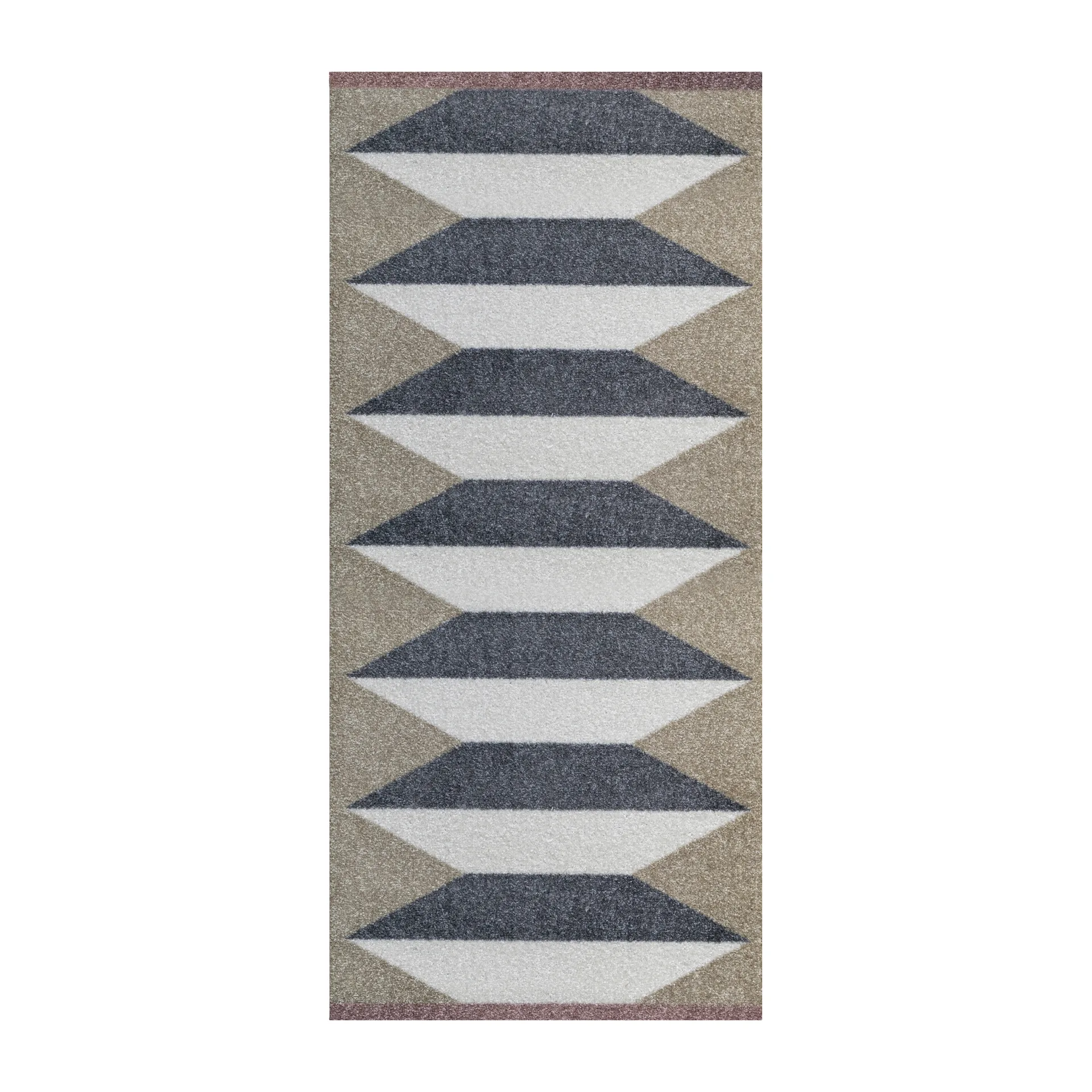 Alfombra de recibidor Accordion all-round, Sand, 70x155 cm Mette Ditmer