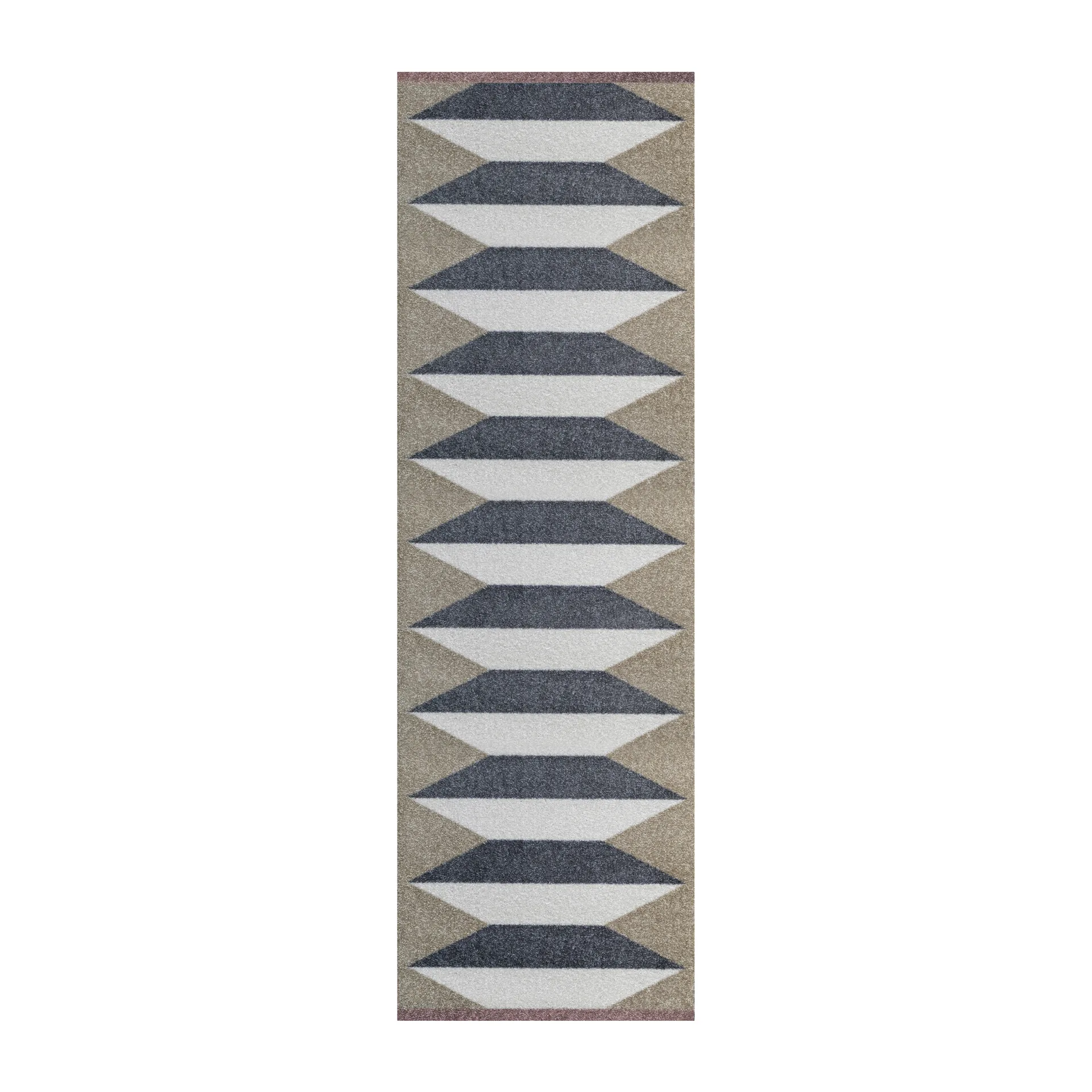 Alfombra de recibidor Accordion all-round, Sand, 77x240 cm Mette Ditmer