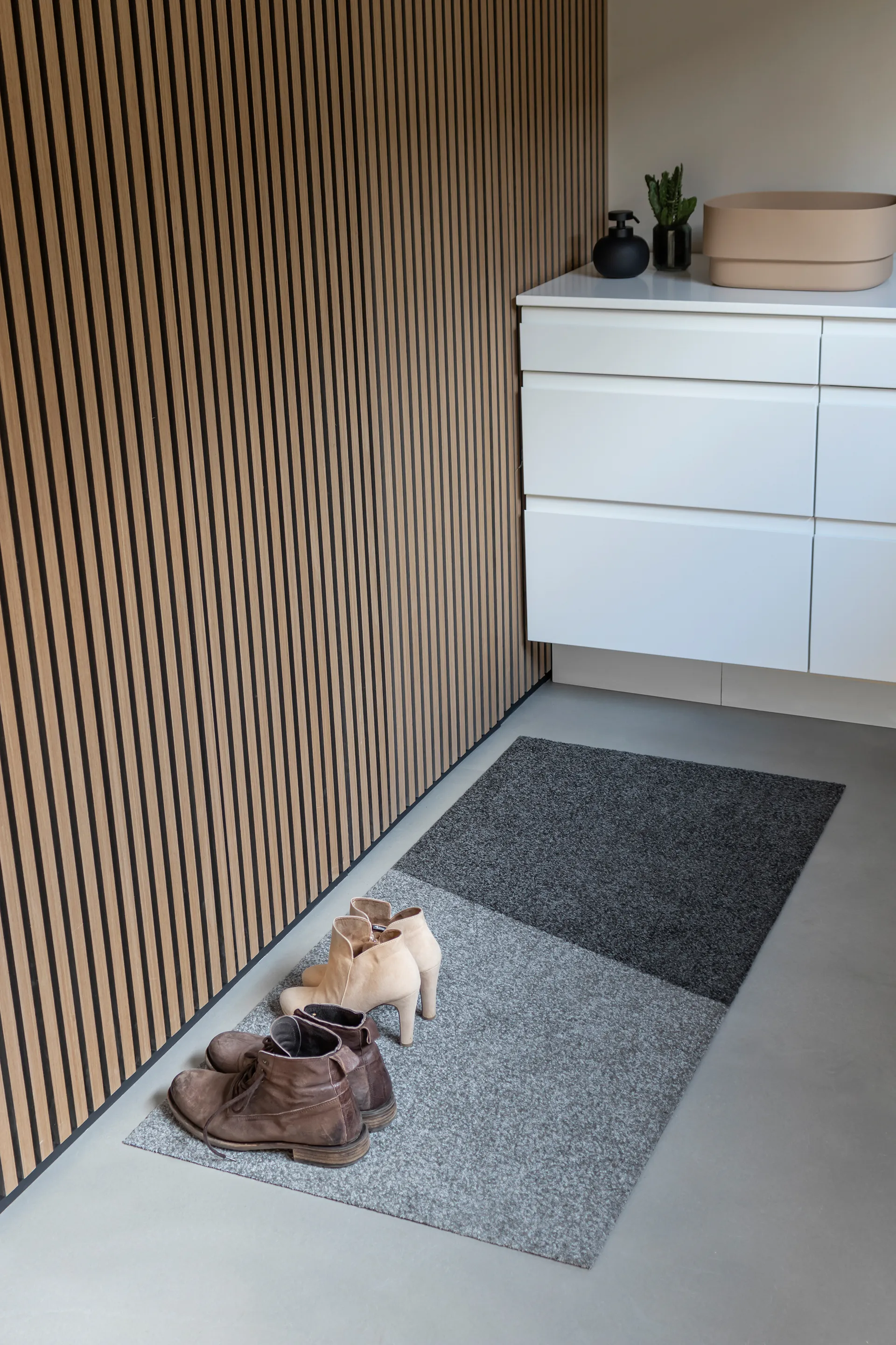 Alfombra Duet allround, Dark grey Mette Ditmer