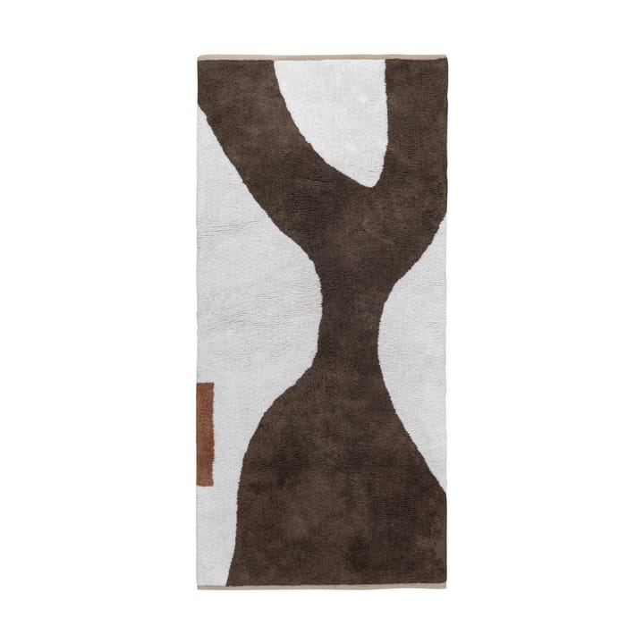 Alfombra Figura - Brown, 50x80 cm - Mette Ditmer