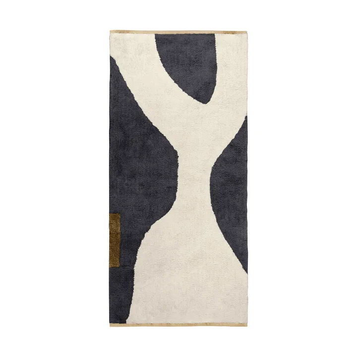 Alfombra Figura - Grey-Beige, 70x150 cm - Mette Ditmer