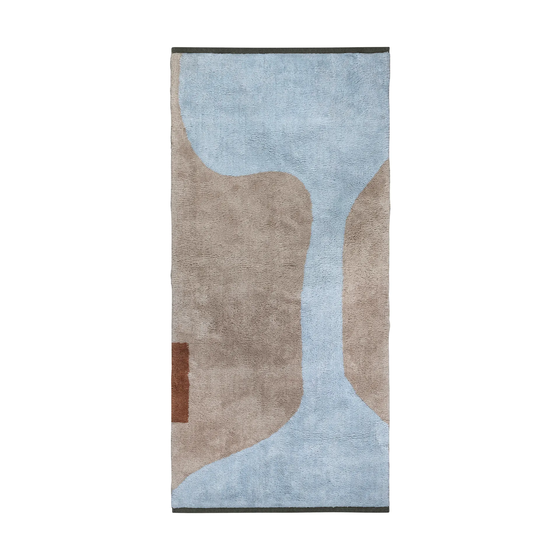Alfombra Figura, Light blue, 50x80 cm Mette Ditmer