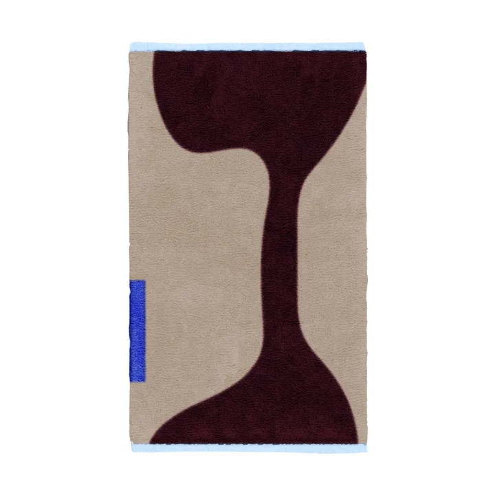 Alfombra Figura - Red-Beige, 50x80 cm - Mette Ditmer