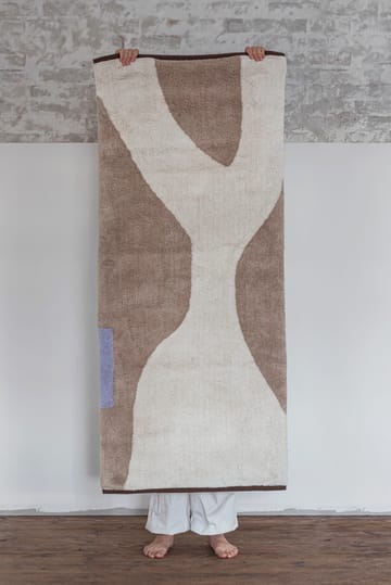 Alfombra Figura - Sand, 70x150 cm - Mette Ditmer