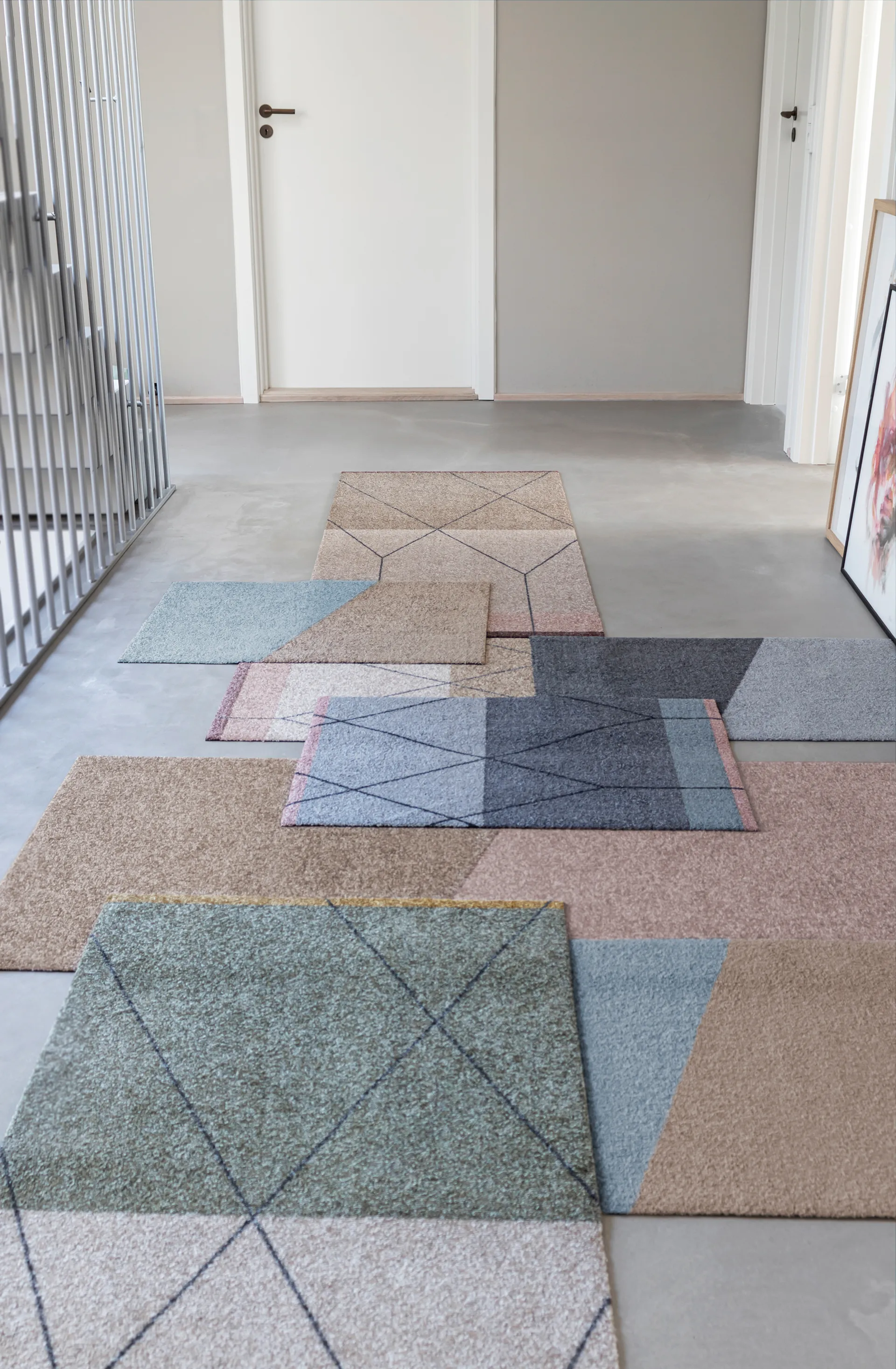 Alfombra Linea allround, Dark grey Mette Ditmer