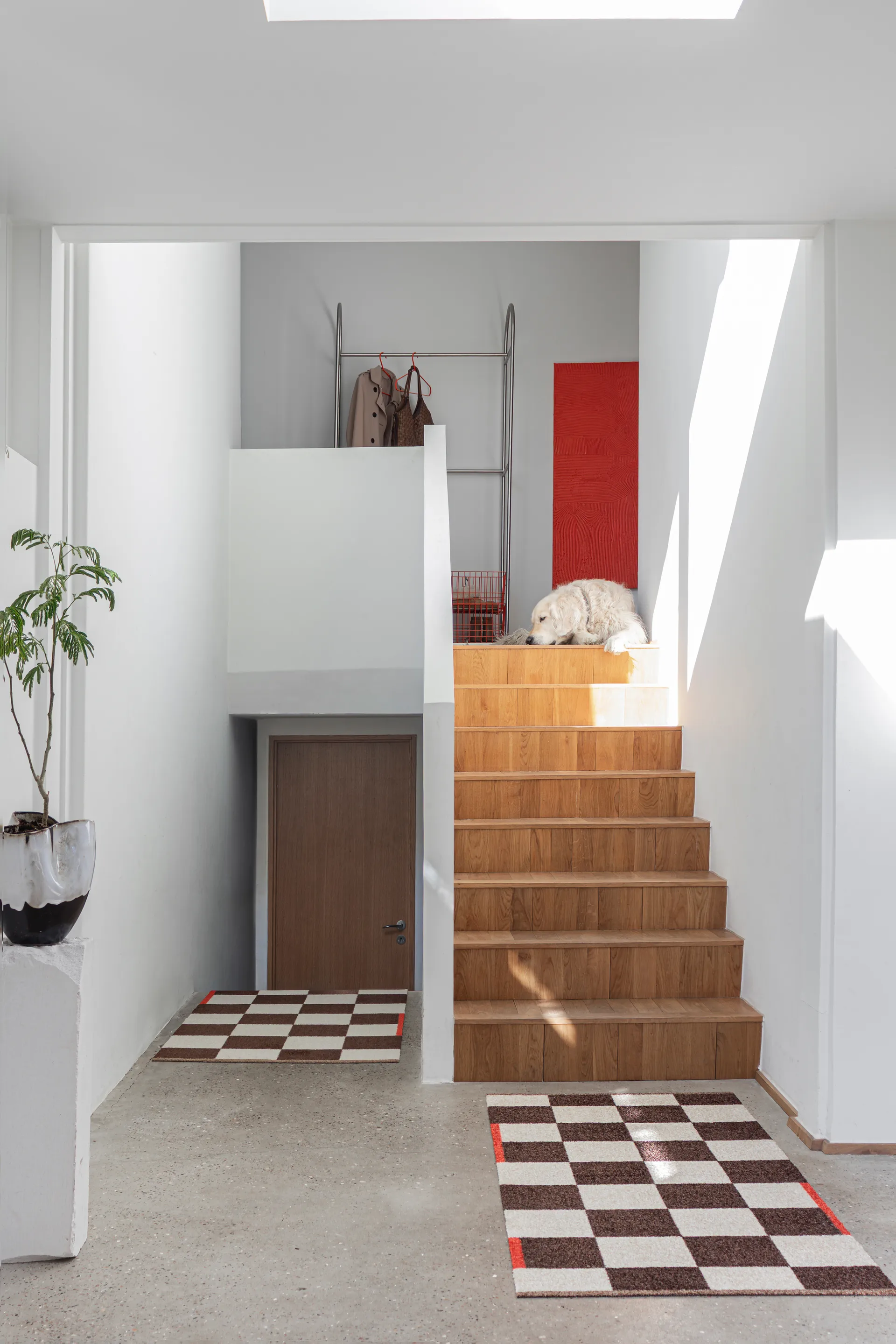 Alfombra Square all-round large, Brown Mette Ditmer