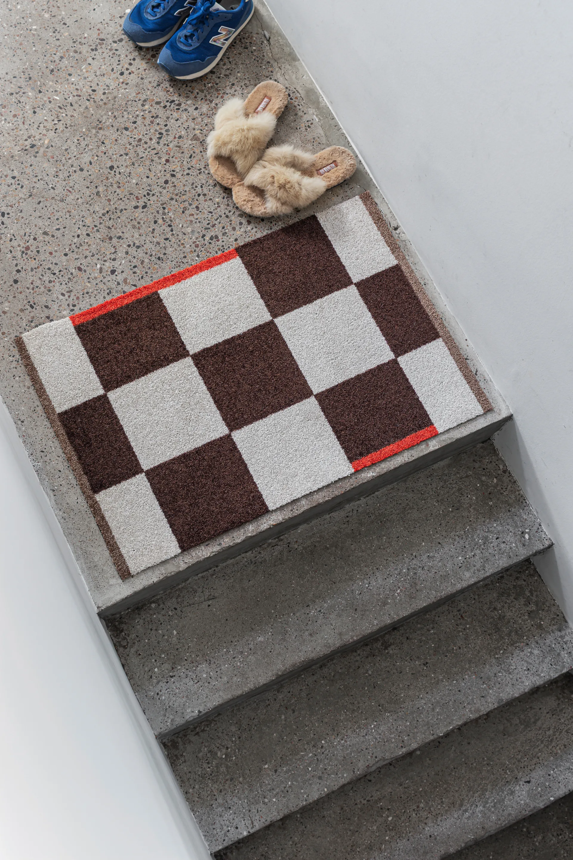 Alfombra Square all-round small, Brown Mette Ditmer