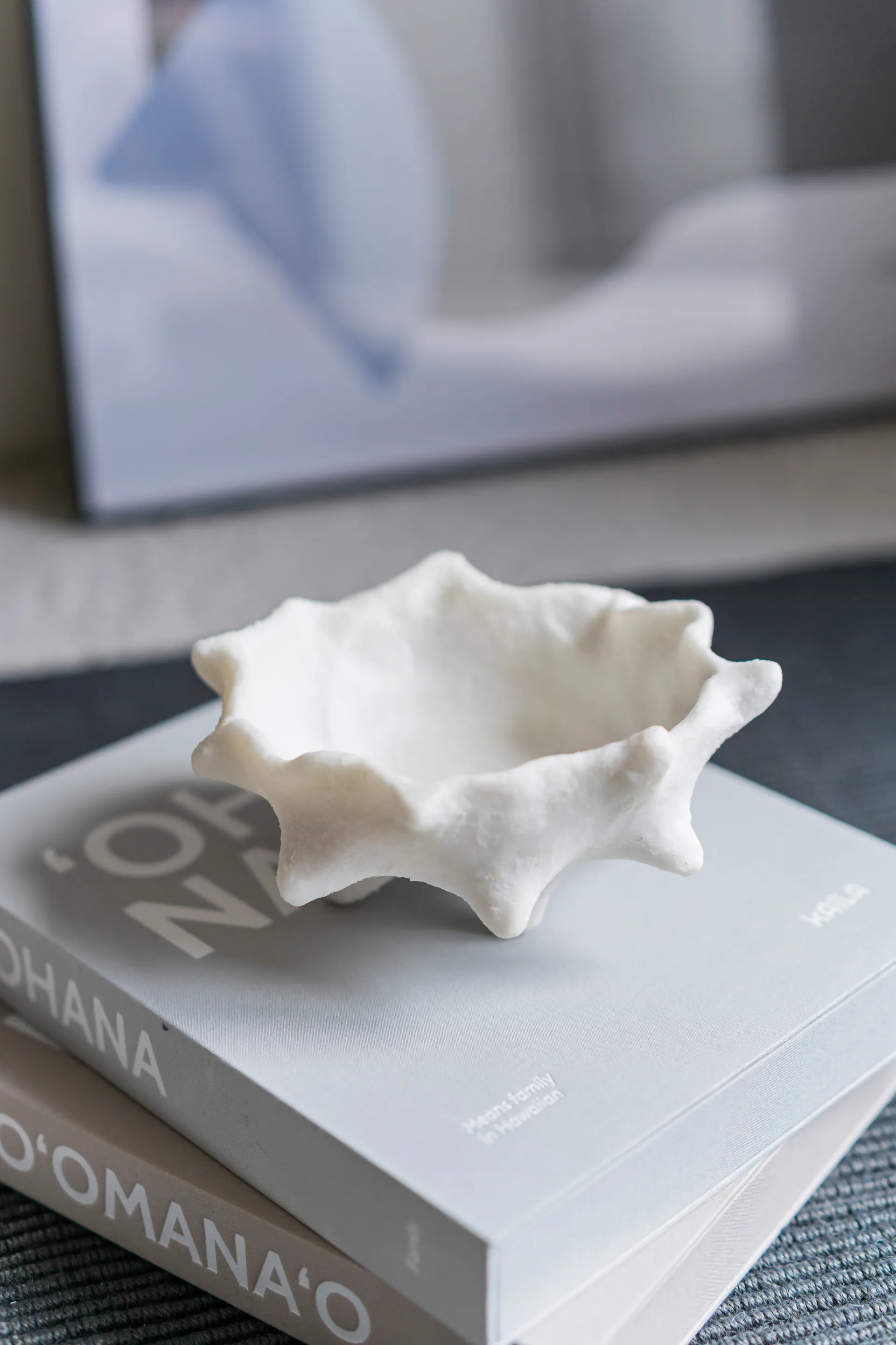 Art piece castaña Ø20 cm, Off-white Mette Ditmer