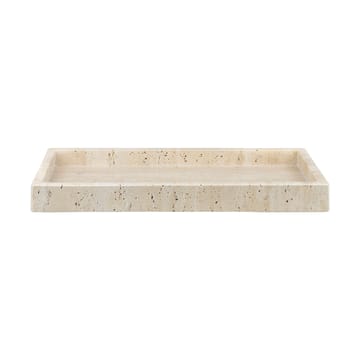 Bandeja de decoración Travertine 16x31 cm - Linen - Mette Ditmer