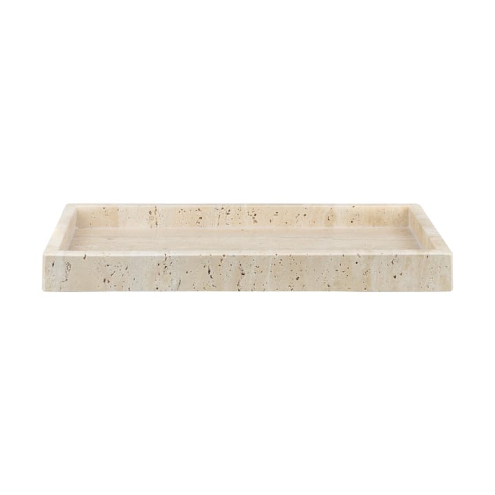 Bandeja de decoración Travertine 16x31 cm - Linen - Mette Ditmer