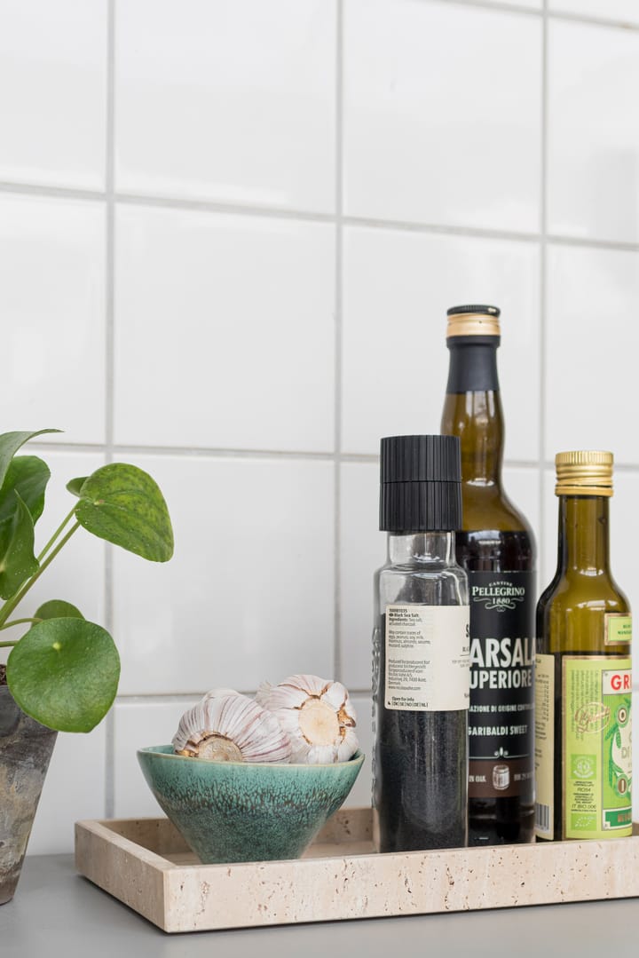 Bandeja de decoración Travertine 16x31 cm, Linen Mette Ditmer