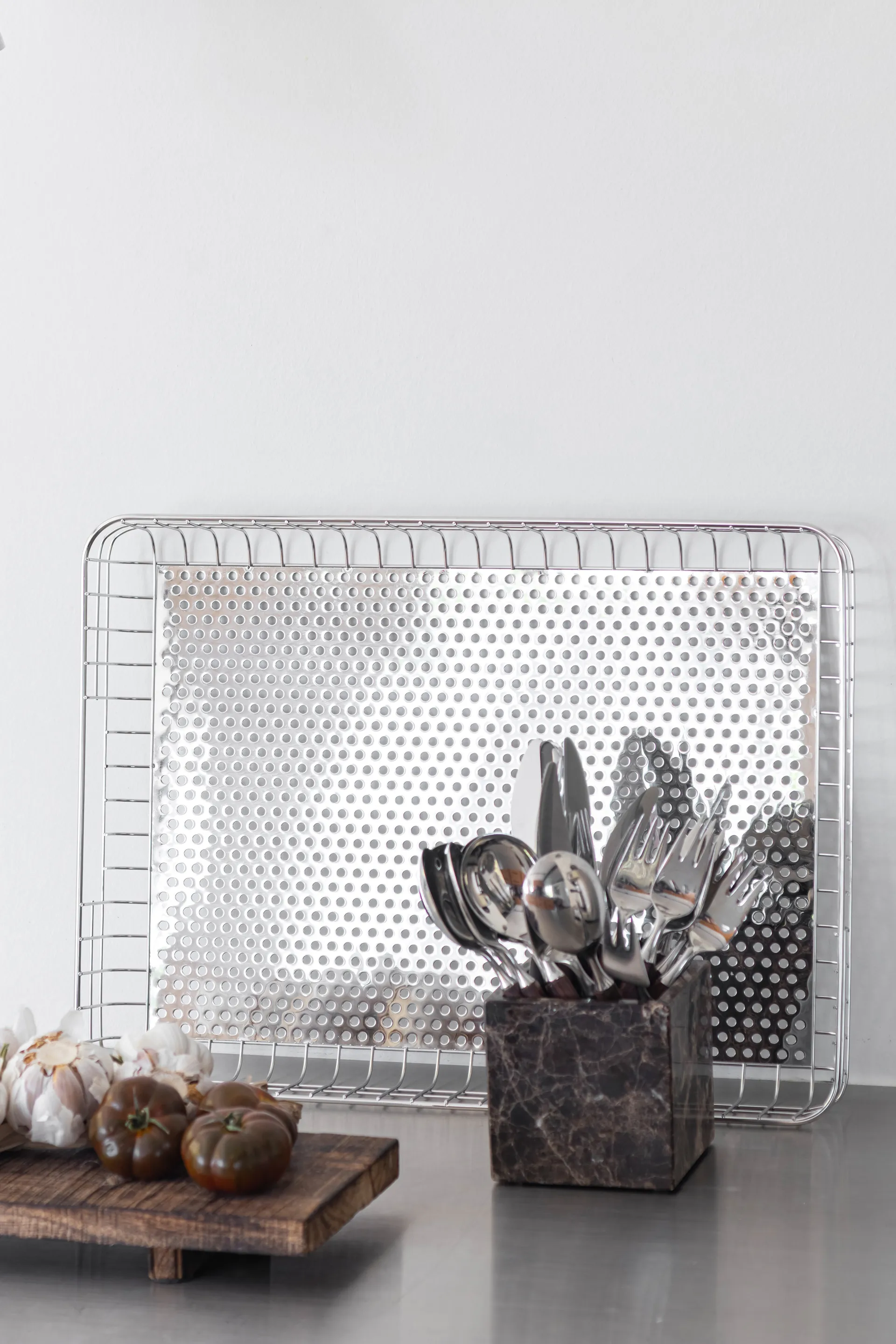 Bandeja de servir Lift 33,5x45,5 cm, Chrome Mette Ditmer