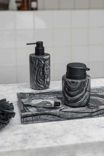 Bandeja decorativa Marble 16x31 cm - Negro-gris - Mette Ditmer