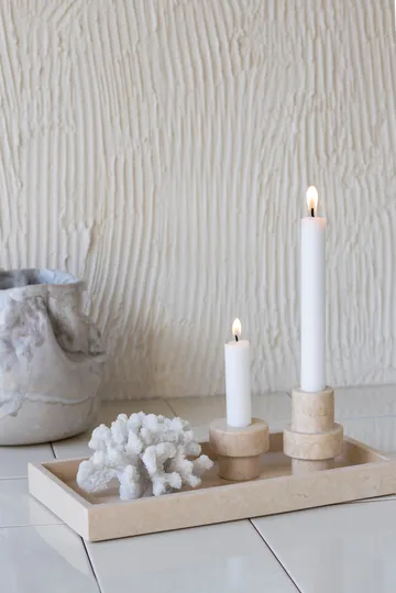 Bandeja decorativa Marble 16x31 cm - Sand - Mette Ditmer