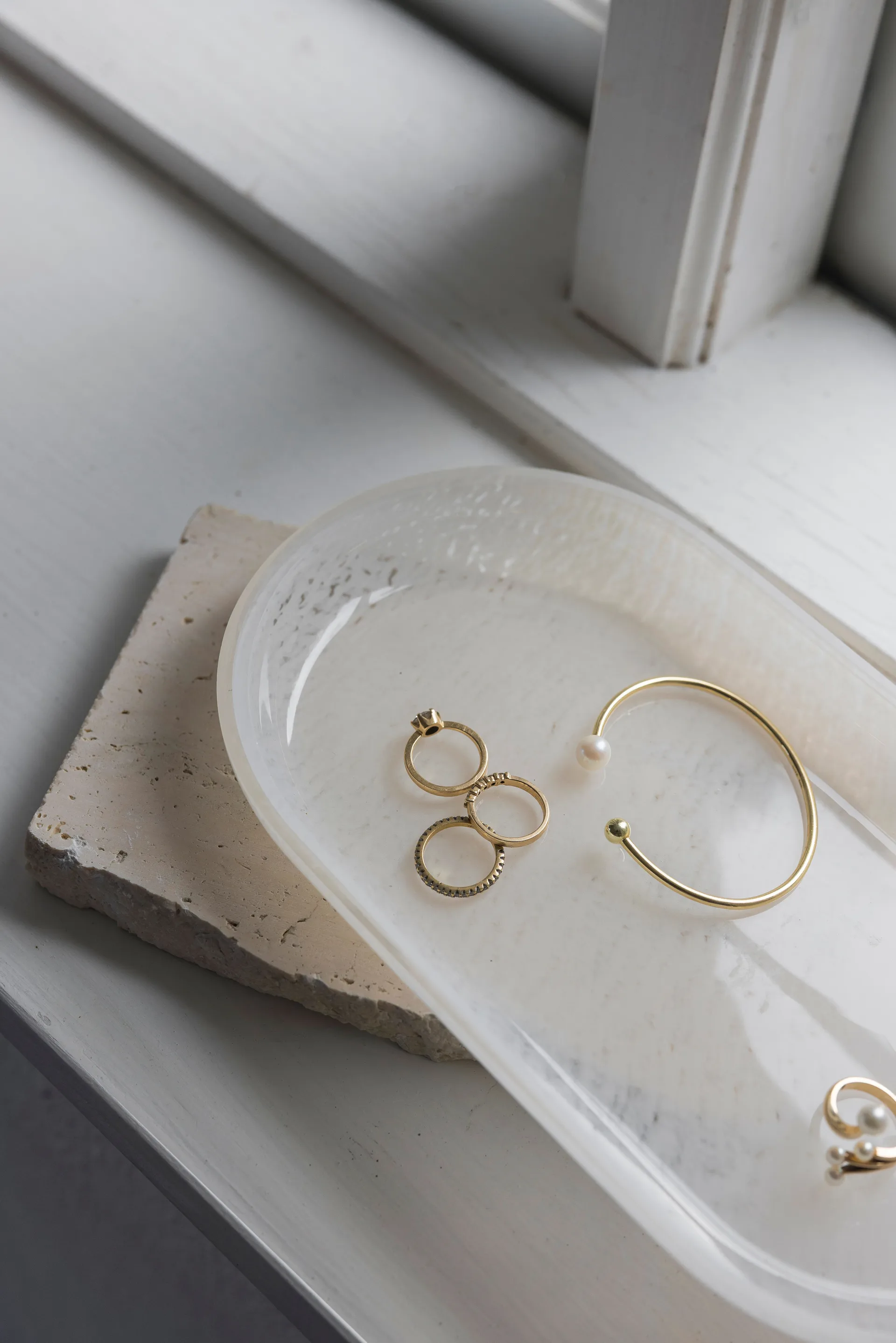 Bandeja Opal, Lino, 14 x 25,5 cm Mette Ditmer