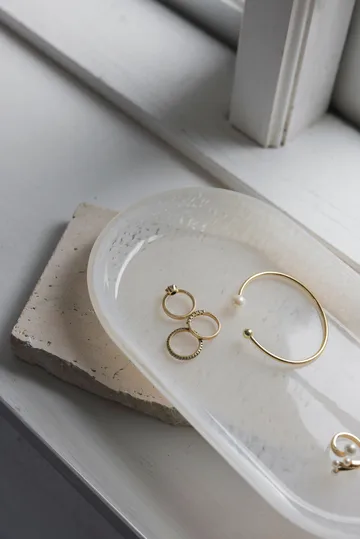 Bandeja Opal - Lino, 14 x 25,5 cm - Mette Ditmer