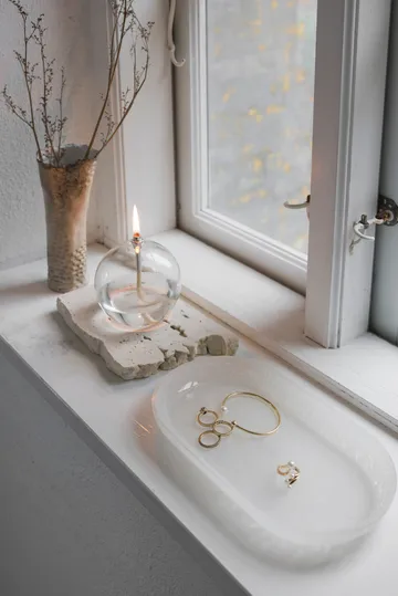 Bandeja Opal - Lino, 14 x 25,5 cm - Mette Ditmer