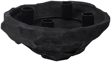 Candelabro Art Piece Ø23 cm - Negro - Mette Ditmer