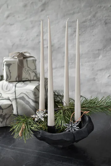 Candelabro Art Piece Ø23 cm - Negro - Mette Ditmer