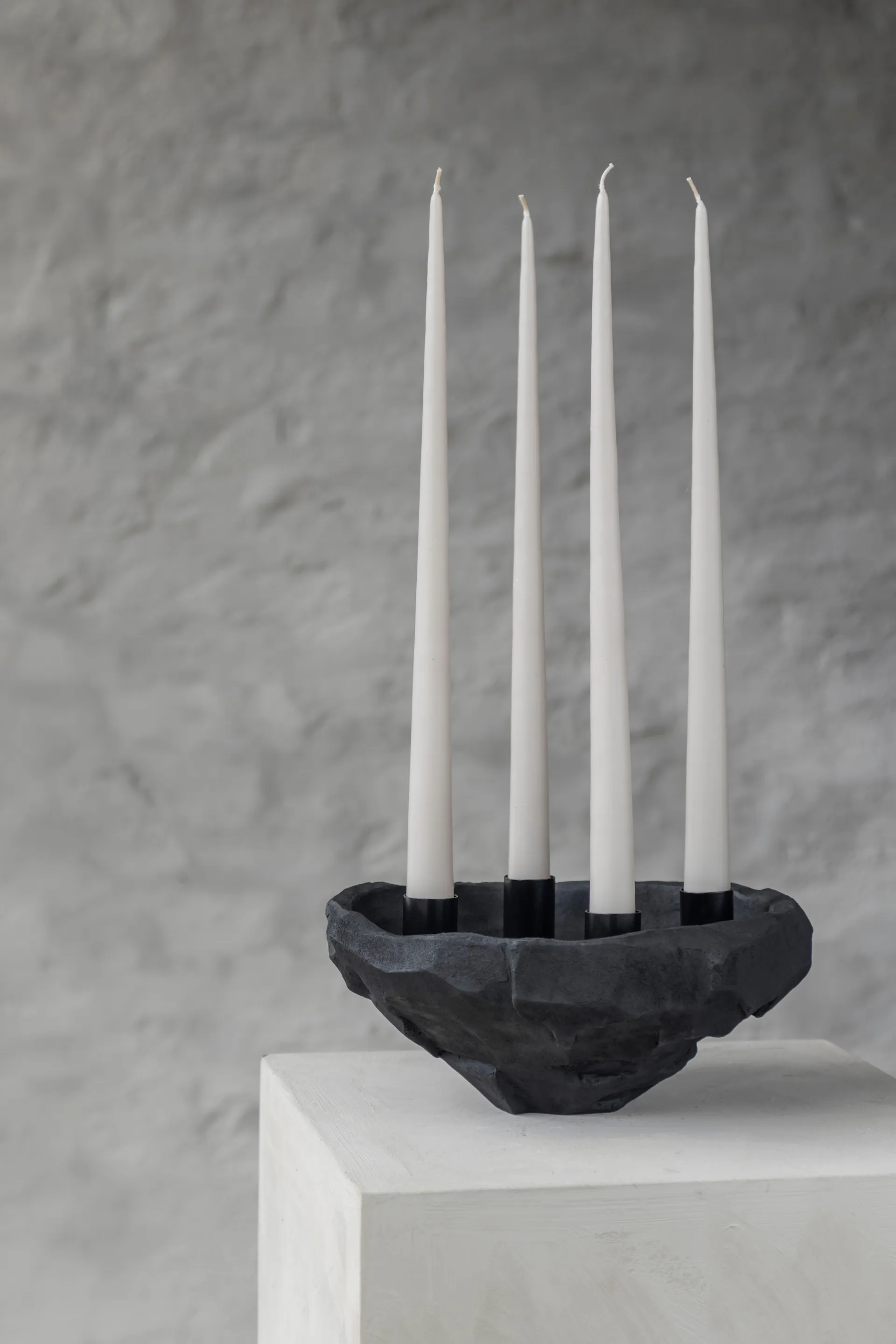 Candelabro Art Piece Ø23 cm, Negro Mette Ditmer