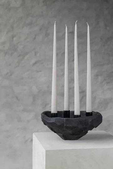 Candelabro Art Piece Ø23 cm - Negro - Mette Ditmer