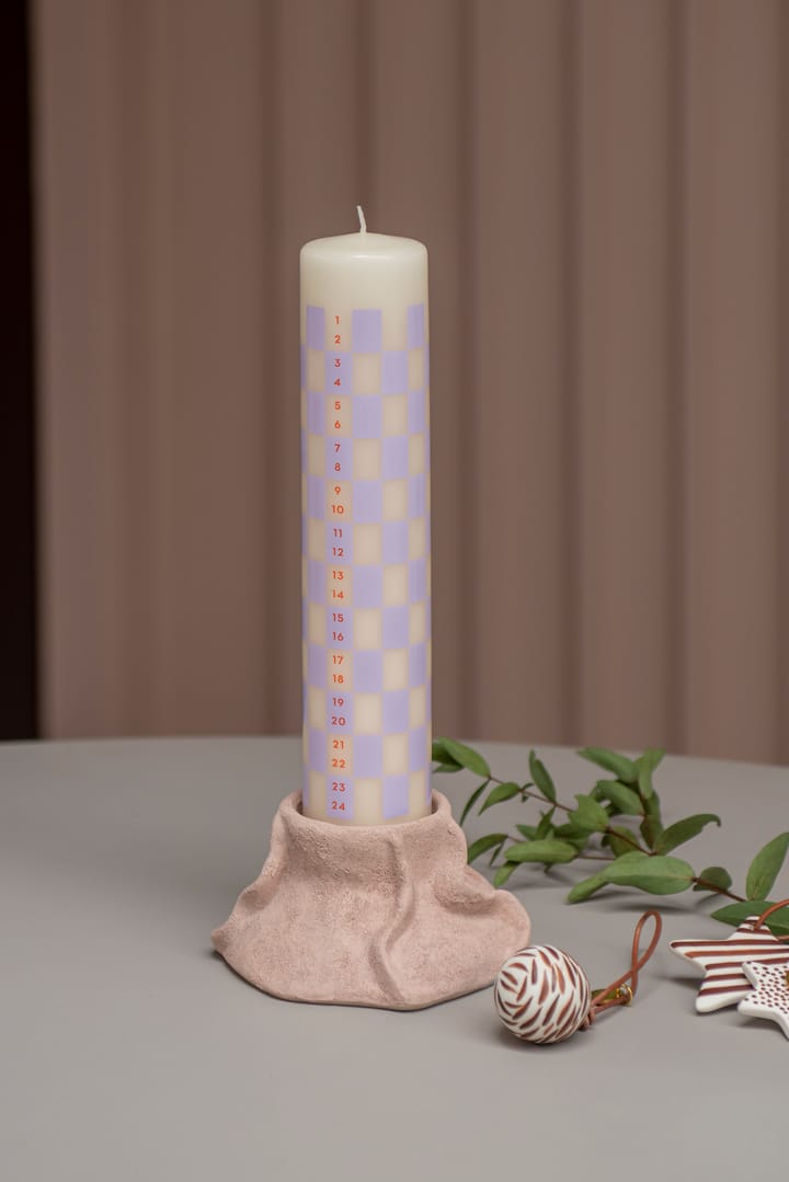 Candelabro Art Piece lava Ø12,5 cm, Powder rose Mette Ditmer