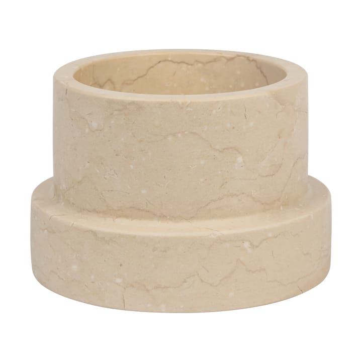 Candelabro Marble para vela gruesa 6,5 cm - Sand - Mette Ditmer