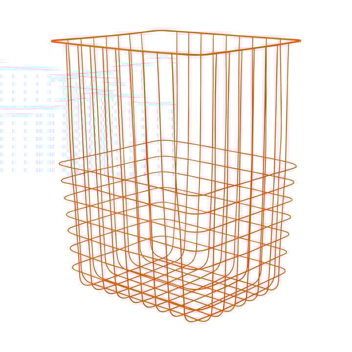 Cesta de almacenamiento Store-it con bolsa de algodón, large, Orange Mette Ditmer