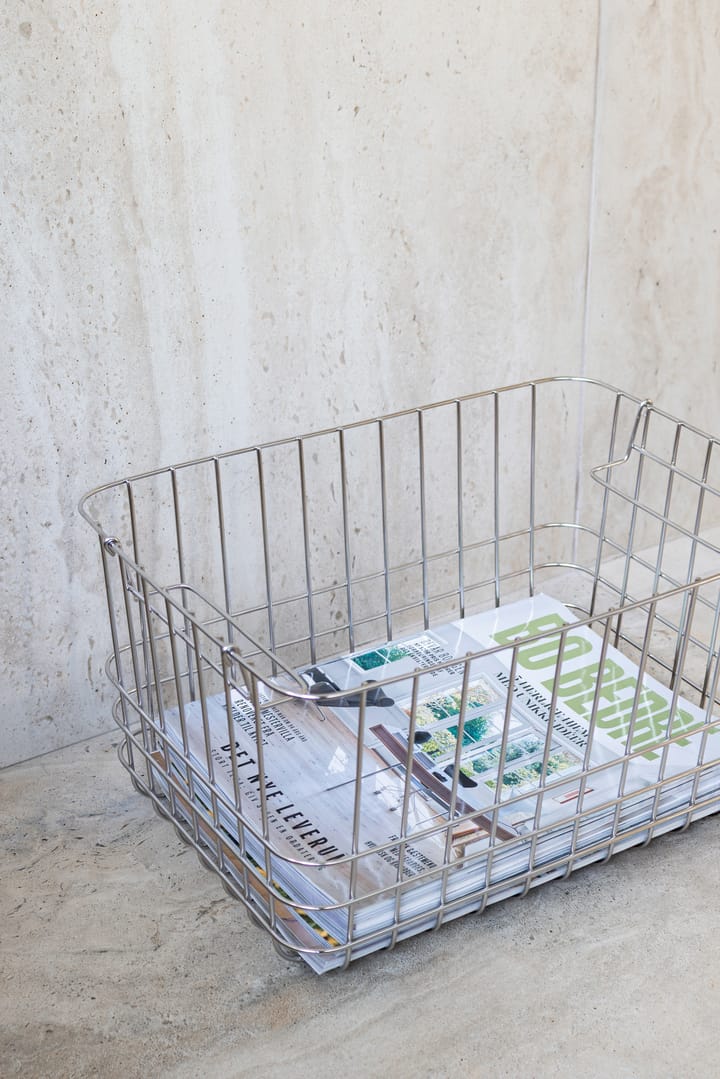 Cesta de almacenamiento Store-it medium, Chrome Mette Ditmer