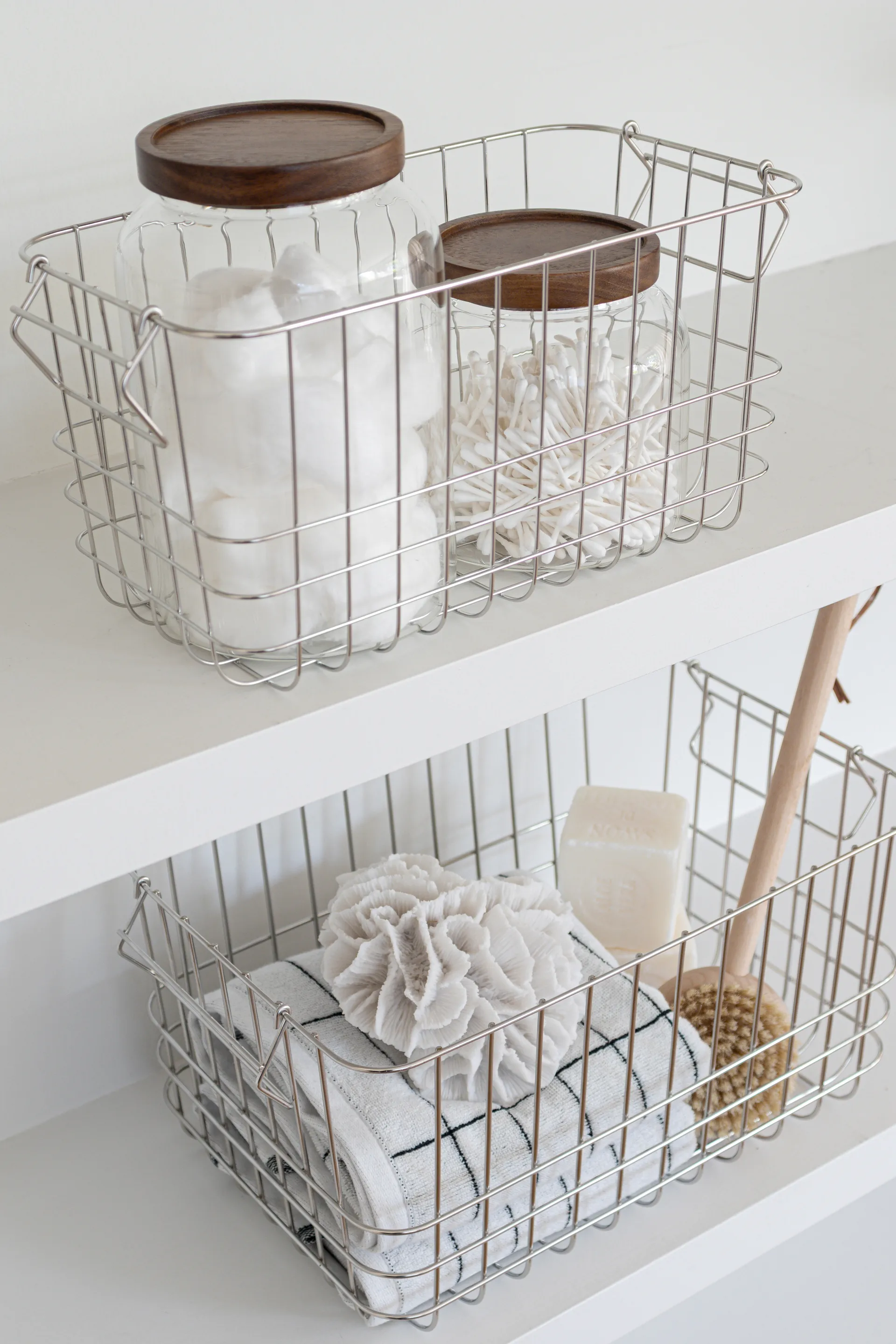 Cesta de almacenamiento Store-it medium, Chrome Mette Ditmer