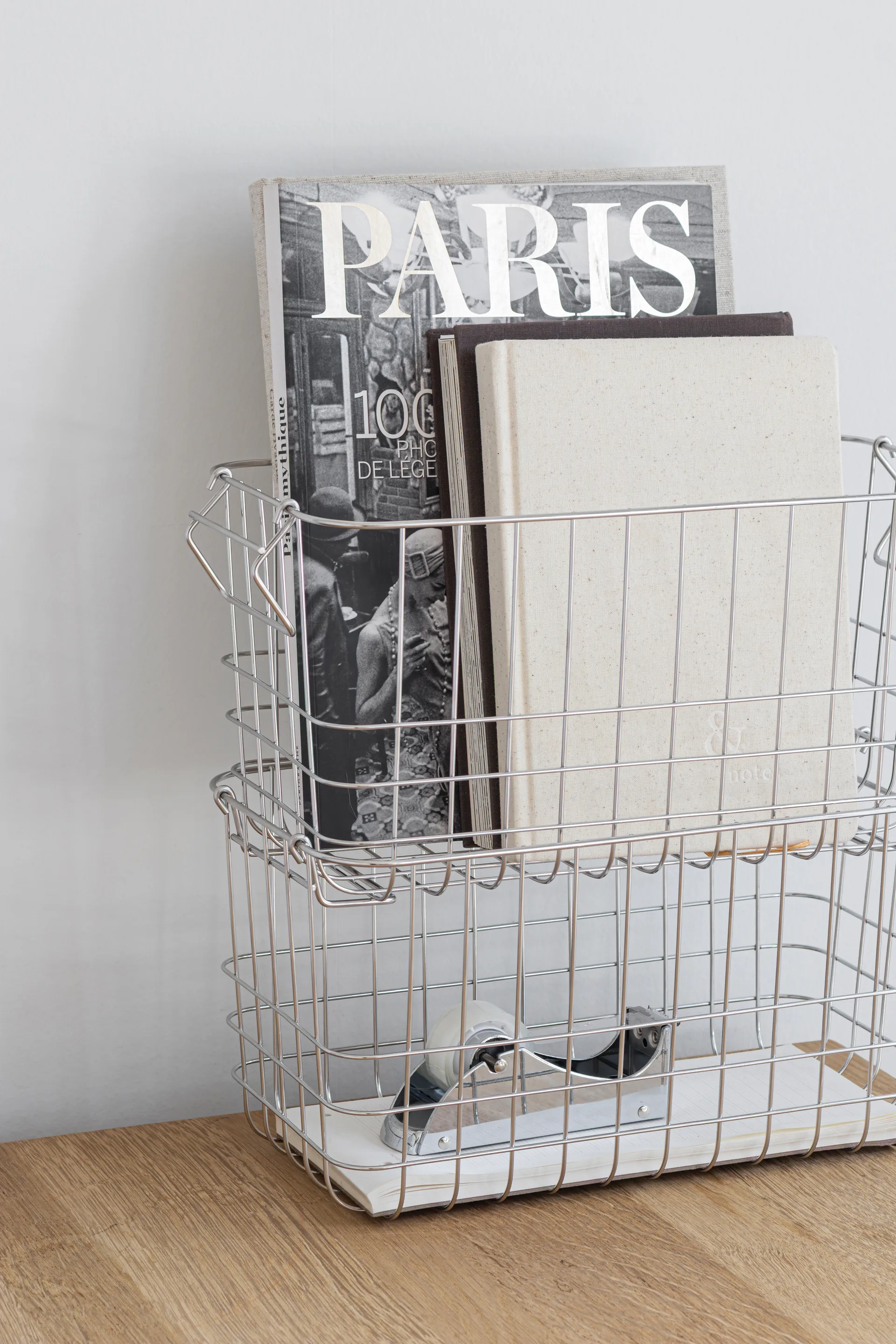 Cesta de almacenamiento Store-it small, Chrome Mette Ditmer