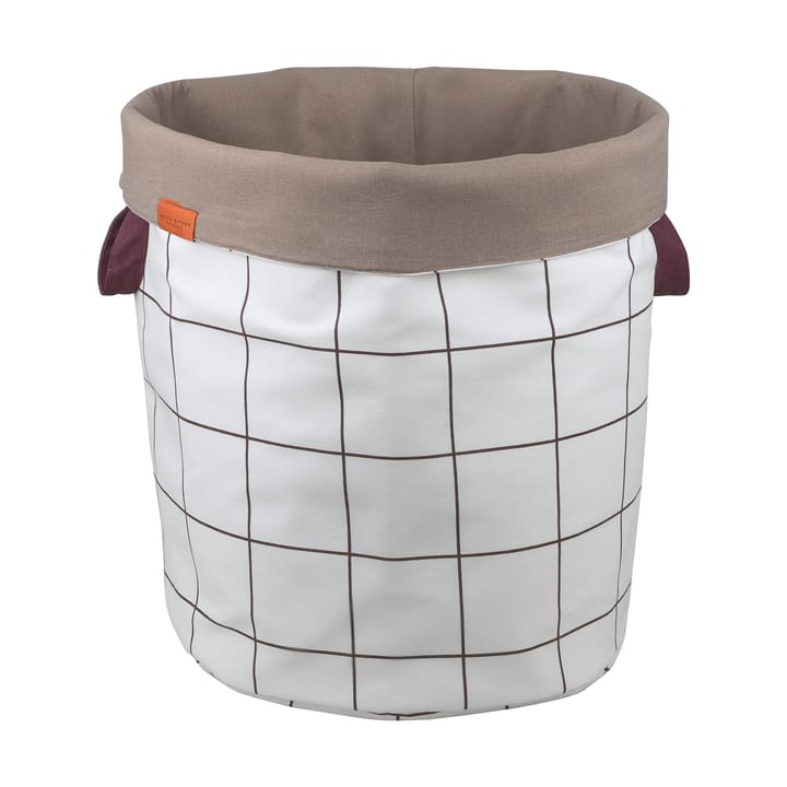 Cesto de colada Mesh Ø40×50 cm - Brown-Off-white - Mette Ditmer