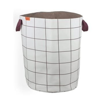Cesto de colada Mesh Ø40×50 cm - Brown-Off-white - Mette Ditmer