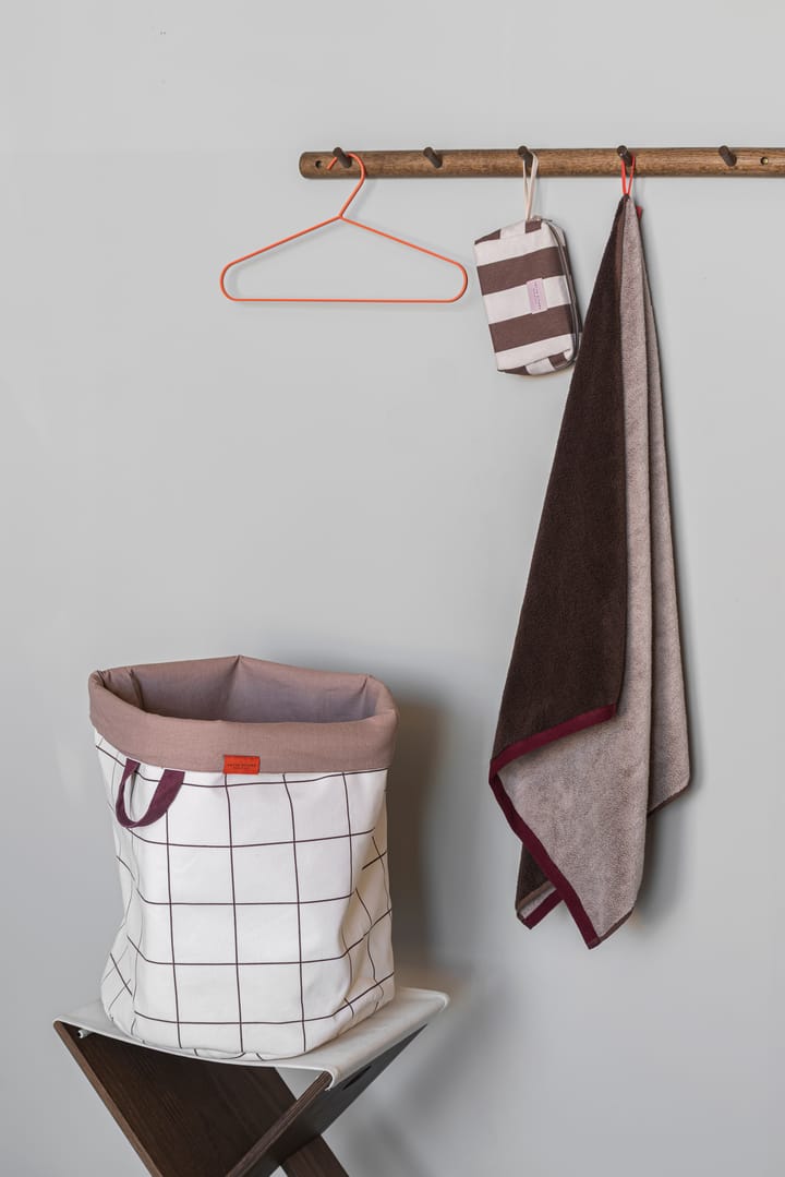 Cesto de colada Mesh Ø40×50 cm, Brown-Off-white Mette Ditmer