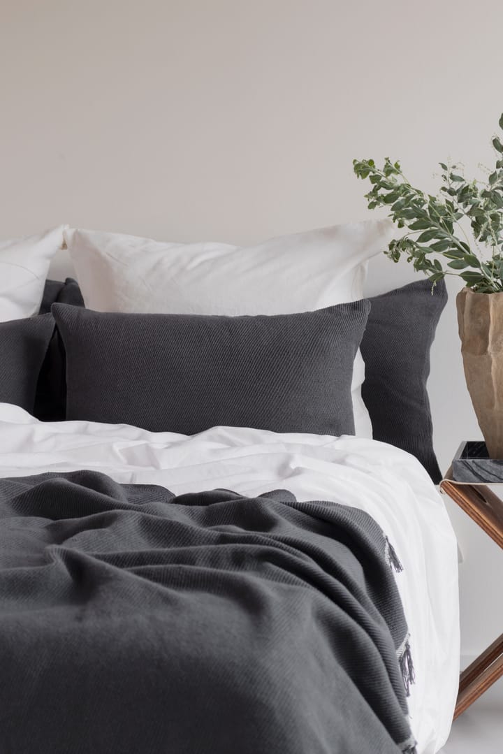 Colcha Bohemia, Anthracite,140x250 cm Mette Ditmer