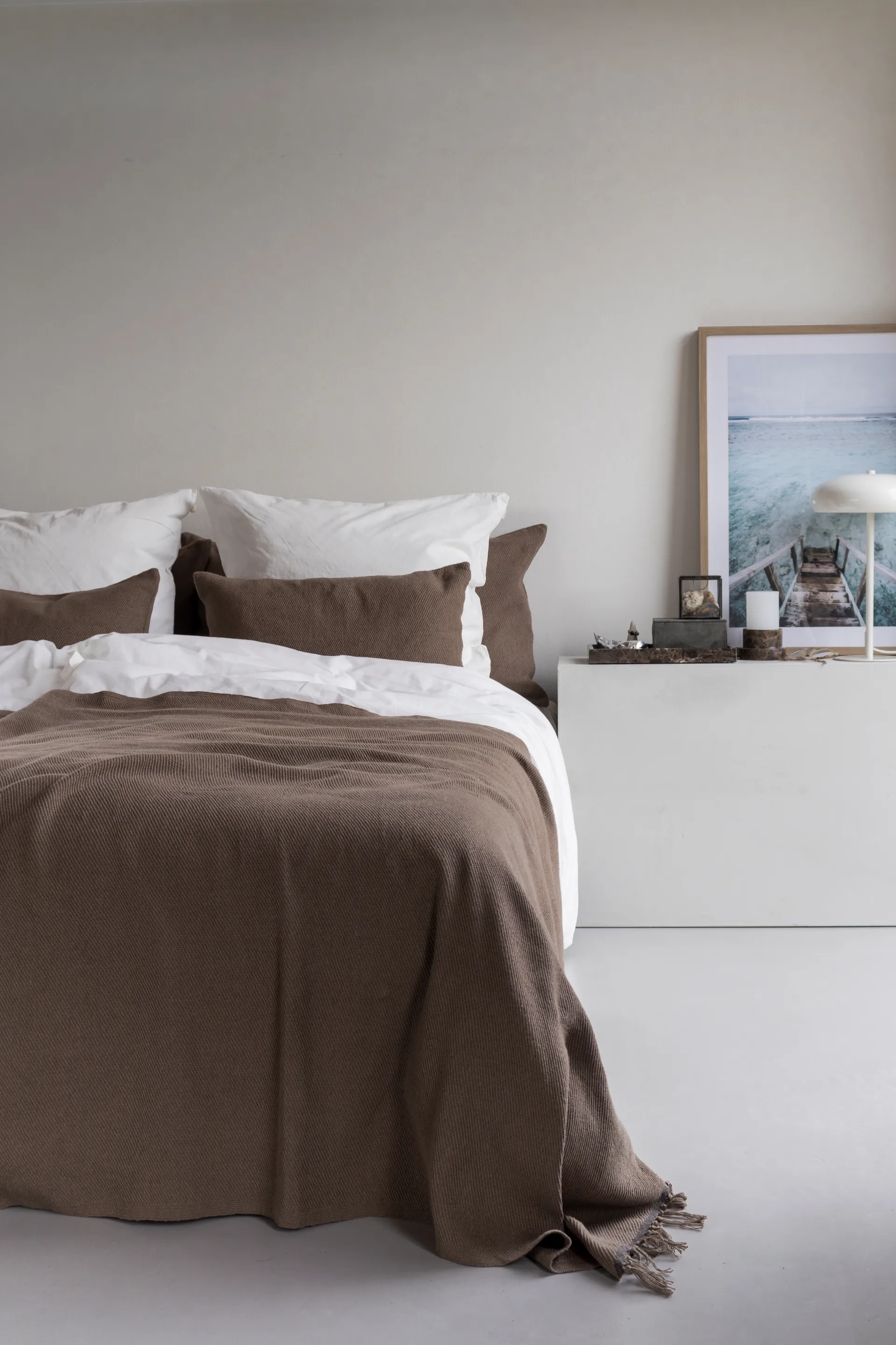 Colcha Bohemia, Taupe, 250x250 cm Mette Ditmer