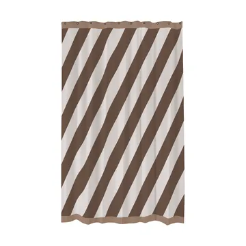 Cortina de ducha Diagonal 150x200 cm - Chocolate - Mette Ditmer