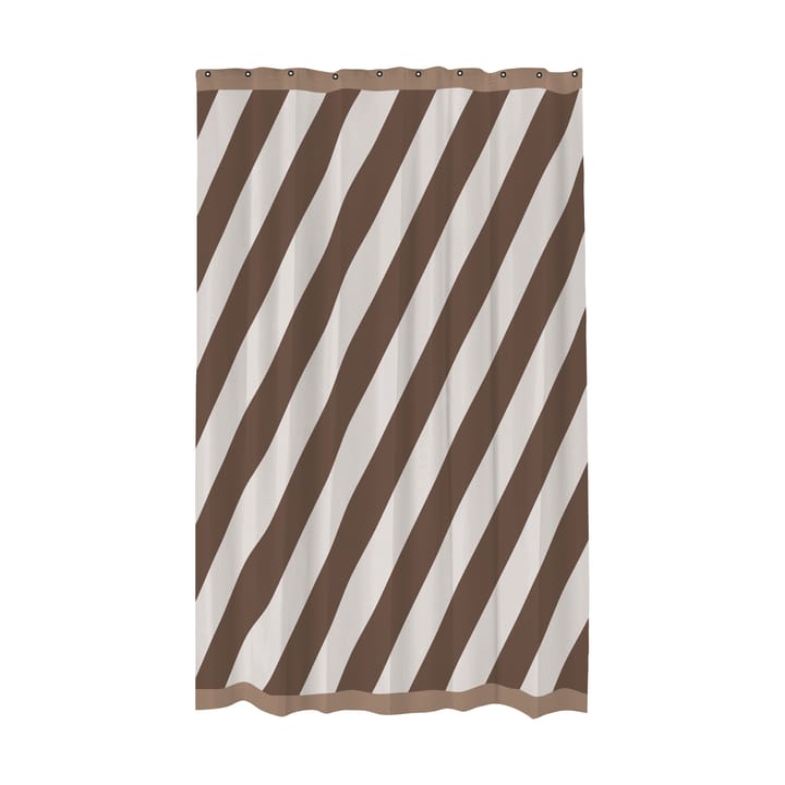 Cortina de ducha Diagonal 150x200 cm - Chocolate - Mette Ditmer