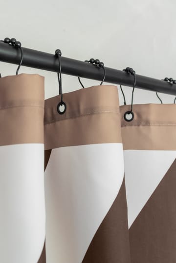 Cortina de ducha Diagonal 150x200 cm - Chocolate - Mette Ditmer