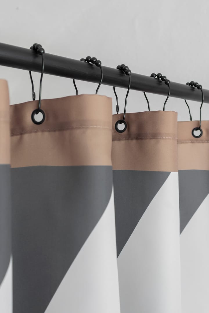 Cortina de ducha Diagonal 150x200 cm, Dark grey Mette Ditmer