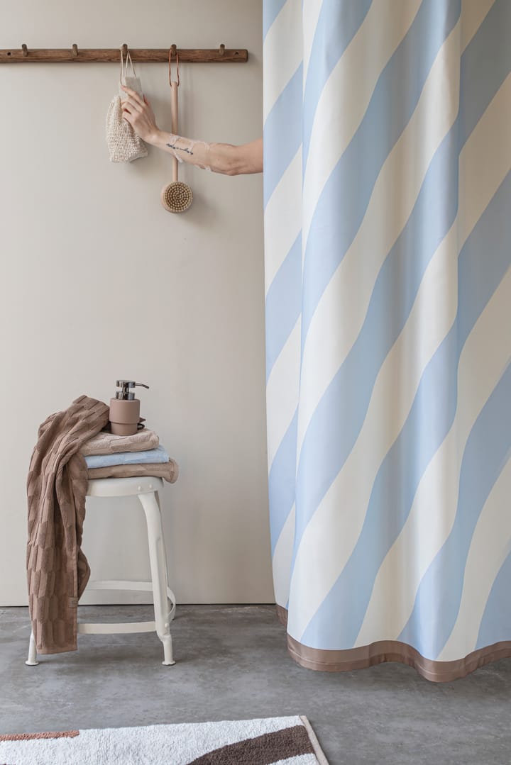 Cortina de ducha Diagonal 150x200 cm, Light blue Mette Ditmer