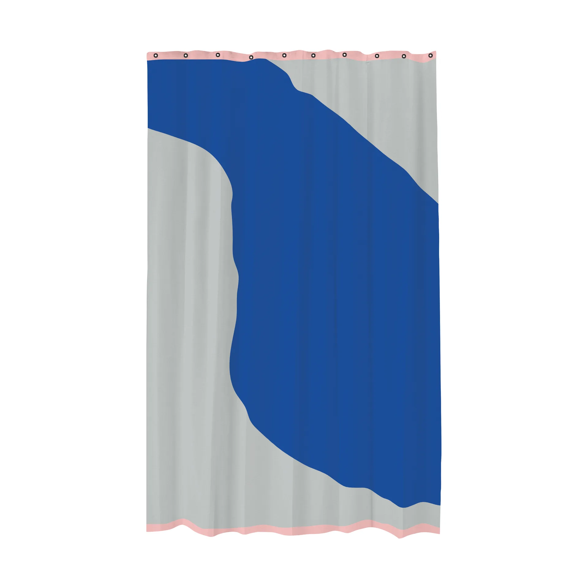 Cortina de ducha Nova Arte 150x200 cm, Light grey-cobalt Mette Ditmer