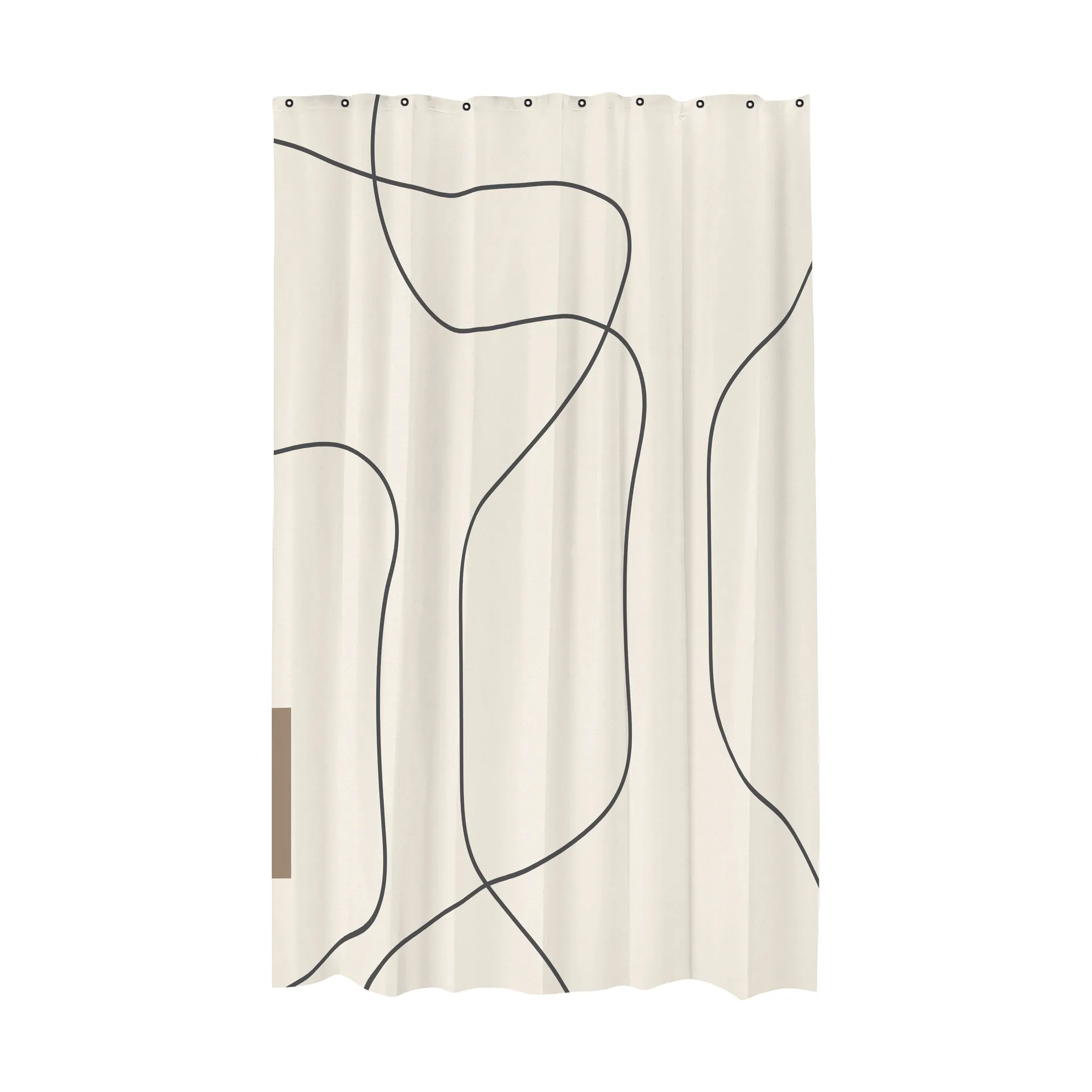Cortina de ducha Shadow, Blanco, 150x200 cm Mette Ditmer