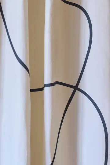 Cortina de ducha Shadow - Blanco, 150x200 cm - Mette Ditmer