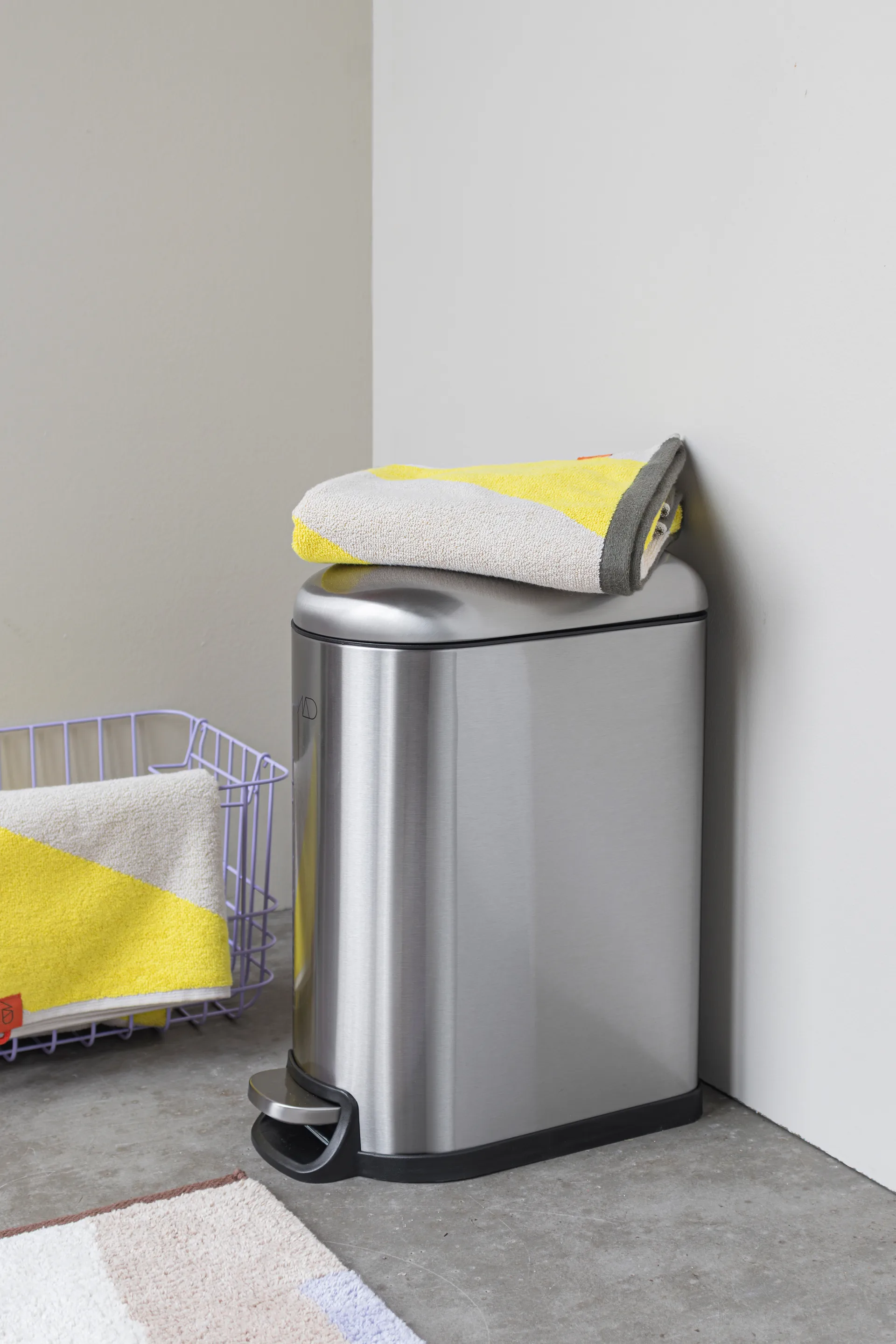 Cubo de pedal Walther 10 L, Steel Mette Ditmer