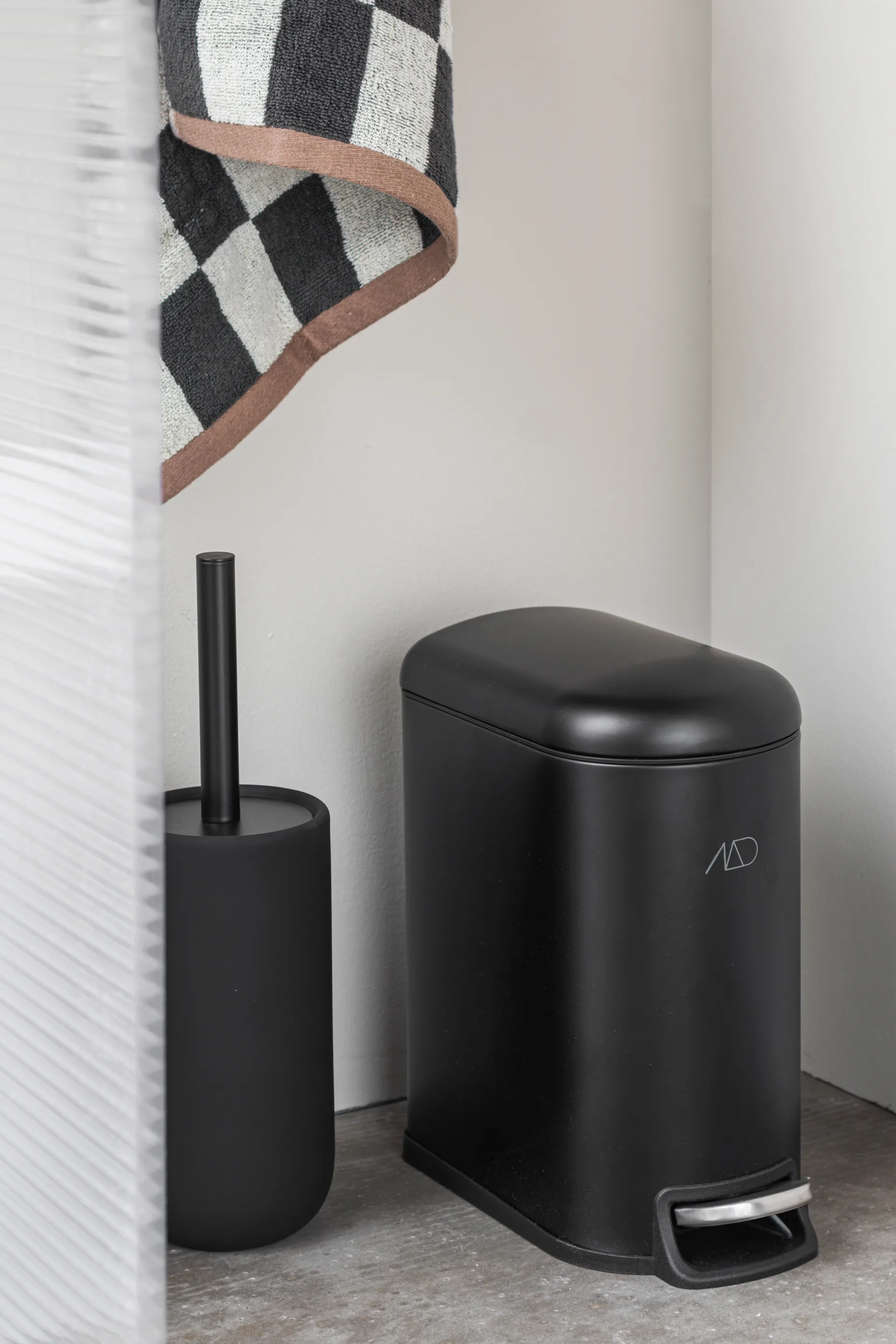 Cubo pedal Mini-Walther 5 L, Black Mette Ditmer