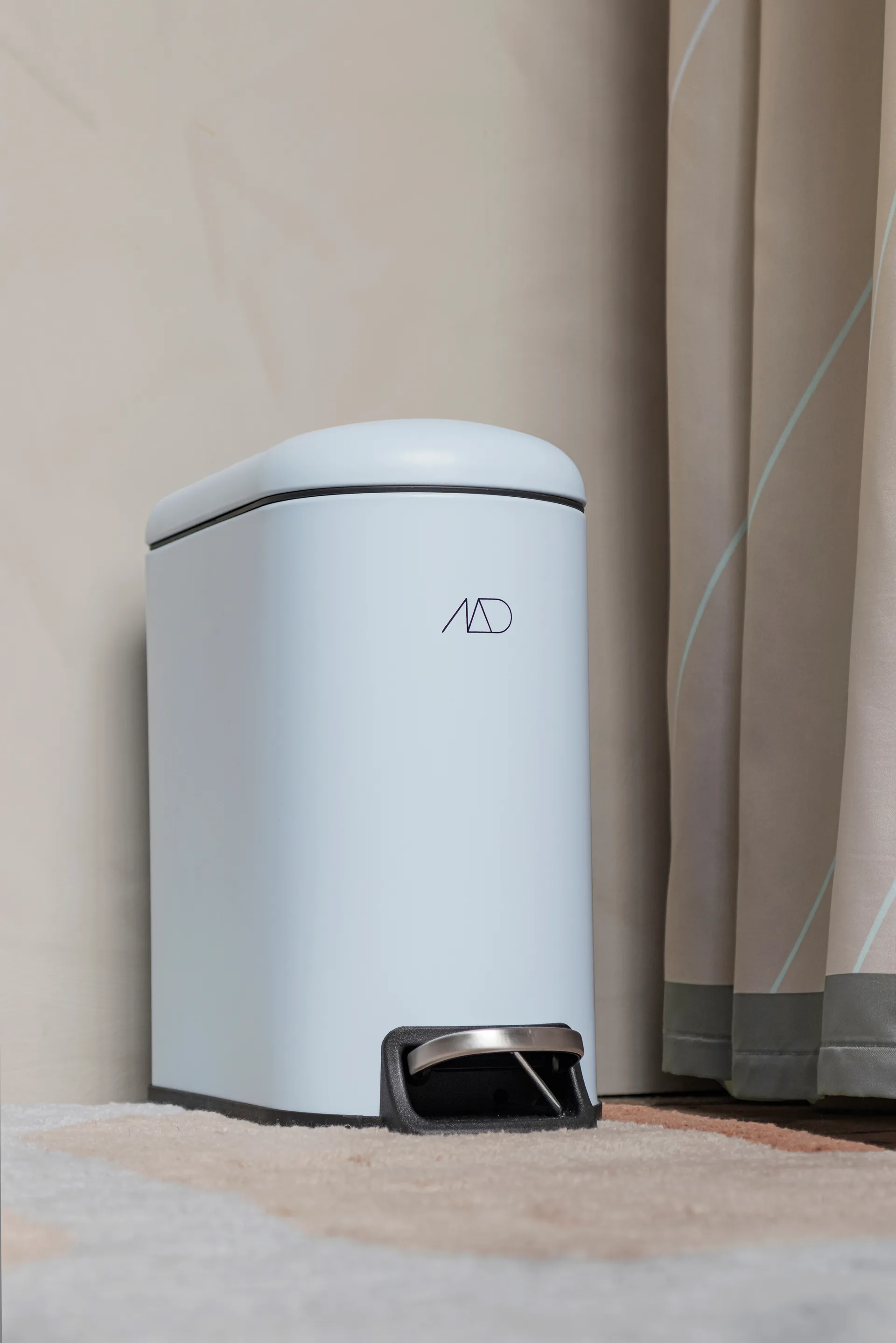 Cubo pedal Mini-Walther 5 L, Light blue Mette Ditmer