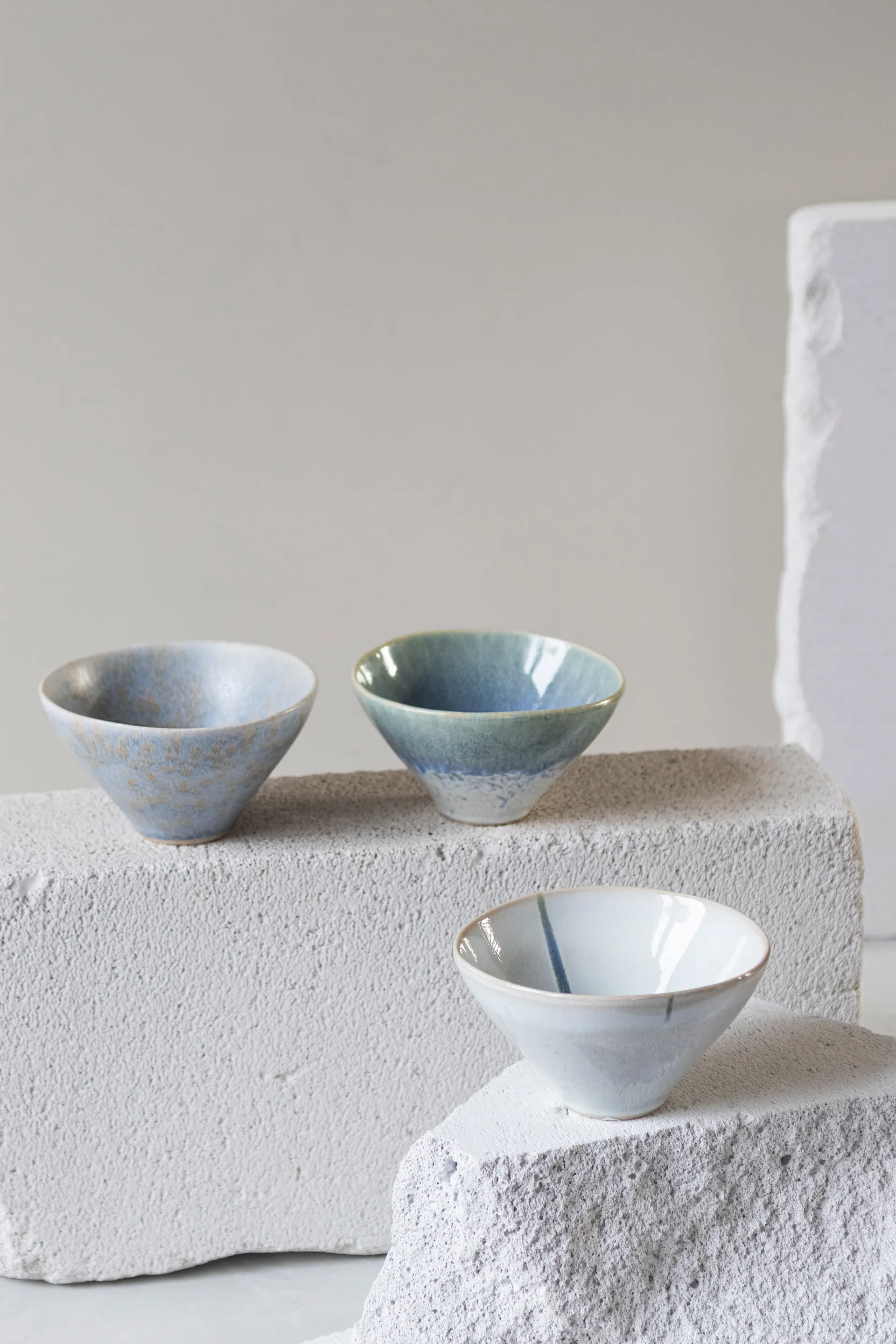 Cuenco small Elements Ø12 cm 3 piezas, Blue Mette Ditmer